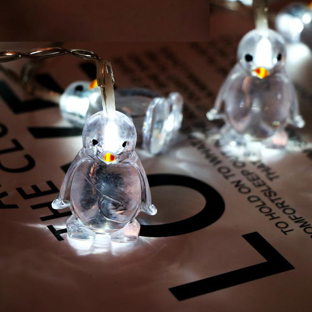 Lichtslinger met schattige pinguïns LED