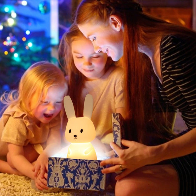 Oplaadbaar konijn nachtlampje voor baby's