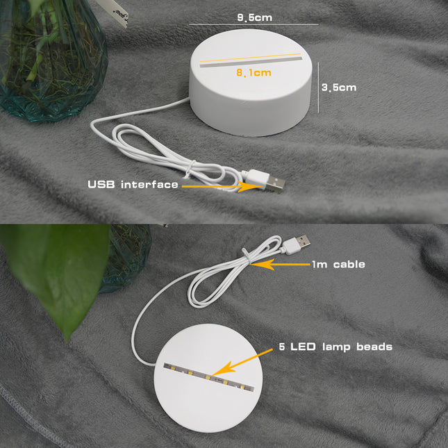 DIY Diamond Painting vos LED lamp