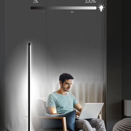 Moderne LED vloerlamp met regenboogkleuren