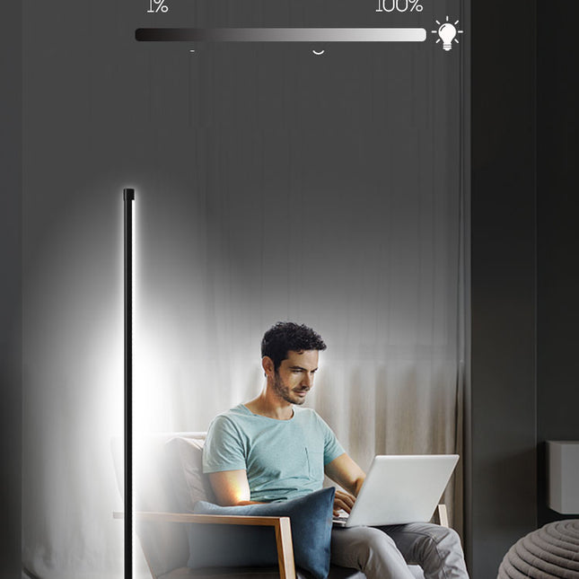 Moderne LED vloerlamp met regenboogkleuren