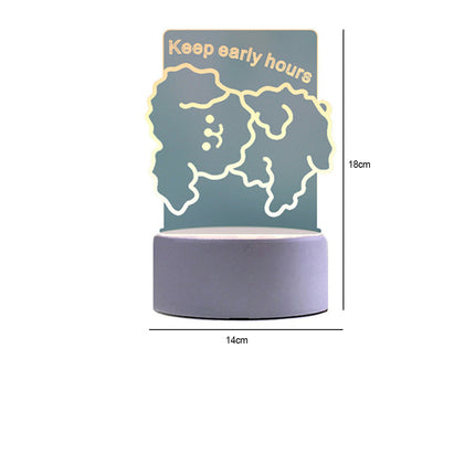 Leuke 3D lamp beer voor kinderkamer