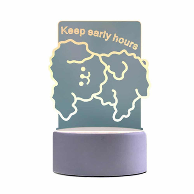 3D lamp beer met hartje