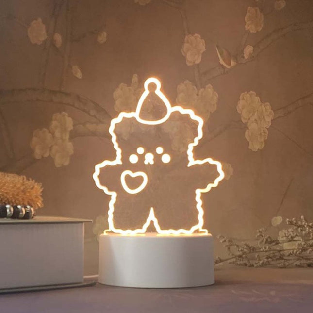 3D lamp beer met hartje