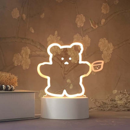 Leuke 3D lamp beer voor kinderkamer
