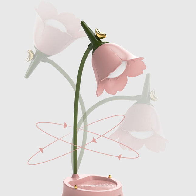 Retro Tafellamp in Bloem Vorm