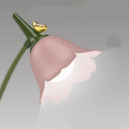 Retro Tafellamp in Bloem Vorm