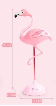 Roze flamingo bedlamp voor meisjeskamer