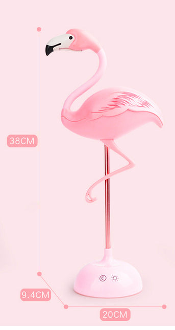Roze flamingo bedlamp voor meisjeskamer