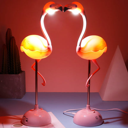 Roze flamingo bedlamp voor meisjeskamer