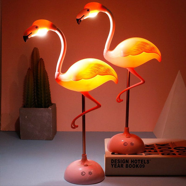 Roze flamingo bedlamp voor meisjeskamer