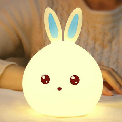 Oplaadbaar siliconen nachtlampje schattig konijn