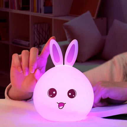 Oplaadbaar siliconen nachtlampje schattig konijn