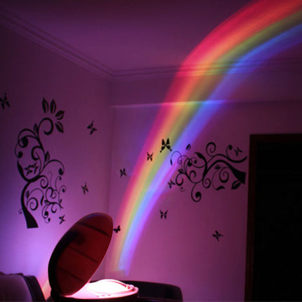 Nachtlamp met regenboog projector voor kinderkamer