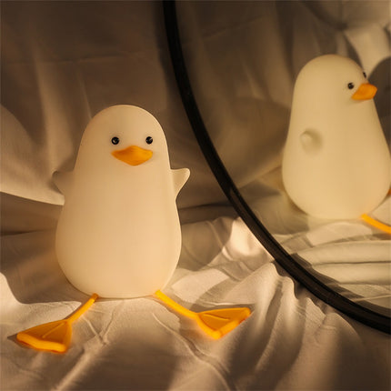 Schattig eendje nachtlampje van siliconen