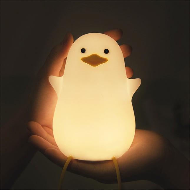 Schattig eendje nachtlampje van siliconen