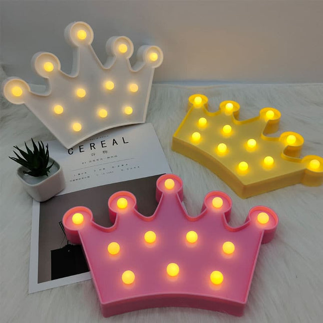 LED Marquee Lamp Kroon Vorm