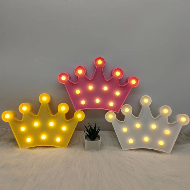 LED Marquee Lamp Kroon Vorm