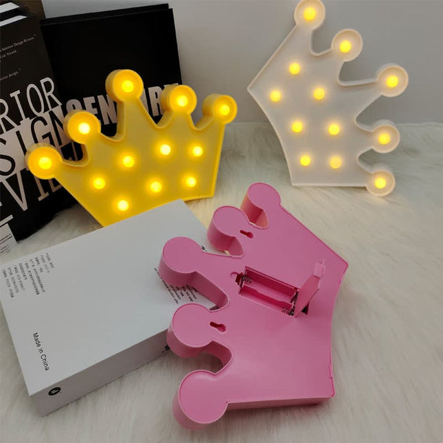 LED Marquee Lamp Kroon Vorm