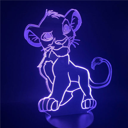 Simba 3D LED illusie lamp