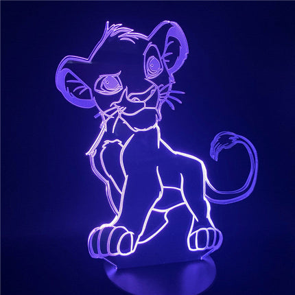 Simba 3D LED illusie lamp