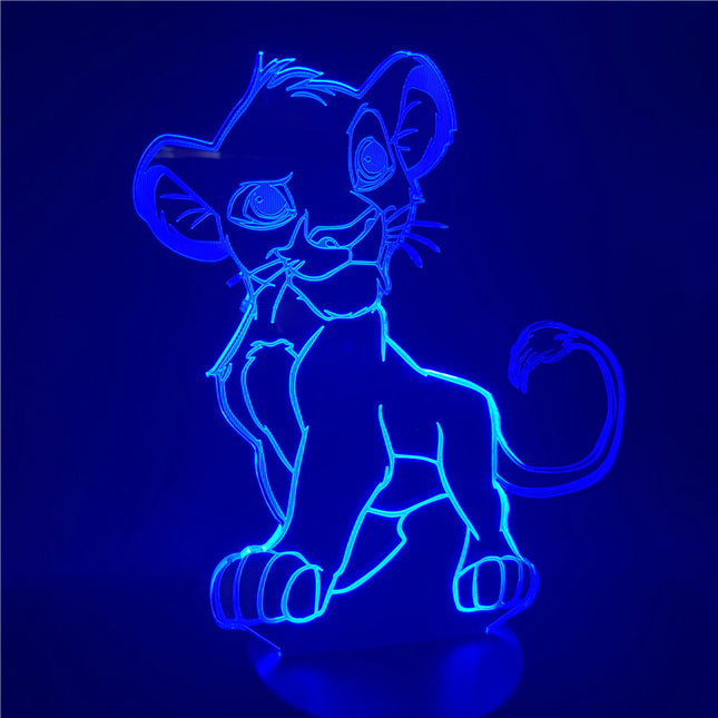 Simba 3D LED illusie lamp