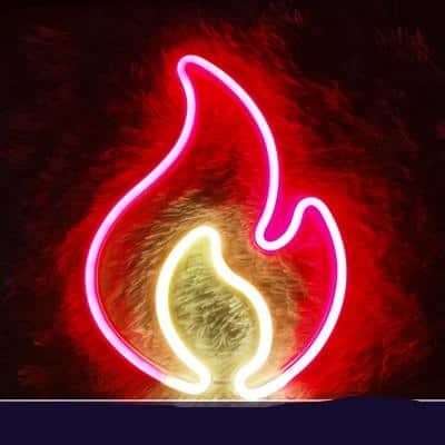 Vlam Vorm Neon LED Lamp
