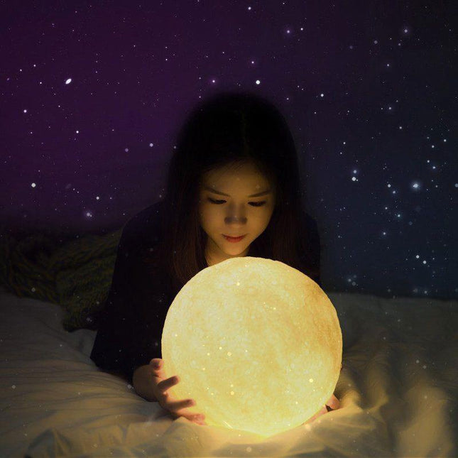 LED maanlamp met meerdere kleuren licht
