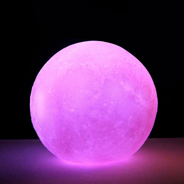 LED maanlamp met meerdere kleuren licht