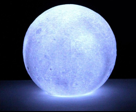 LED maanlamp met meerdere kleuren licht