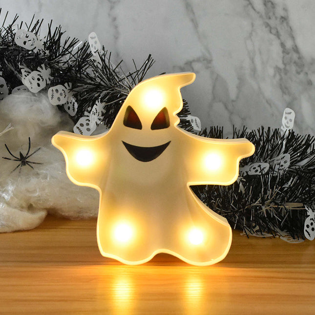 Halloween decoratie lampjes spook en heks