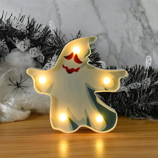 Halloween decoratie lampjes spook en heks