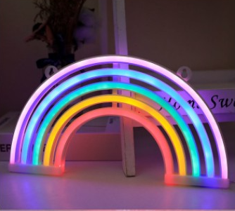 Regenboog LED lamp neon verlichting