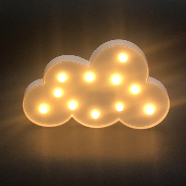 Wolk lamp met warme LED verlichting