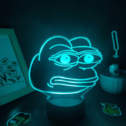 Pepe de Kikker 3D neon lamp