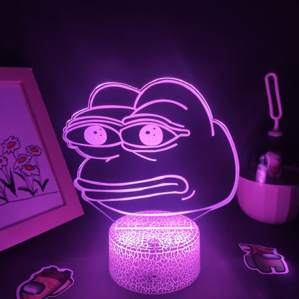 Pepe de Kikker 3D neon lamp