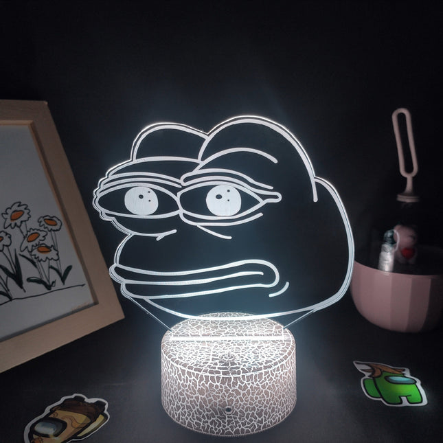 Pepe de Kikker 3D neon lamp