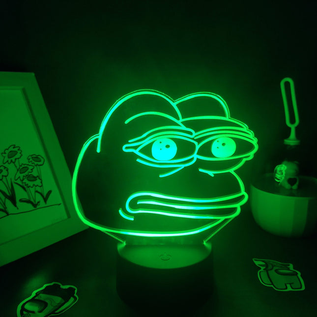 Pepe de Kikker 3D neon lamp