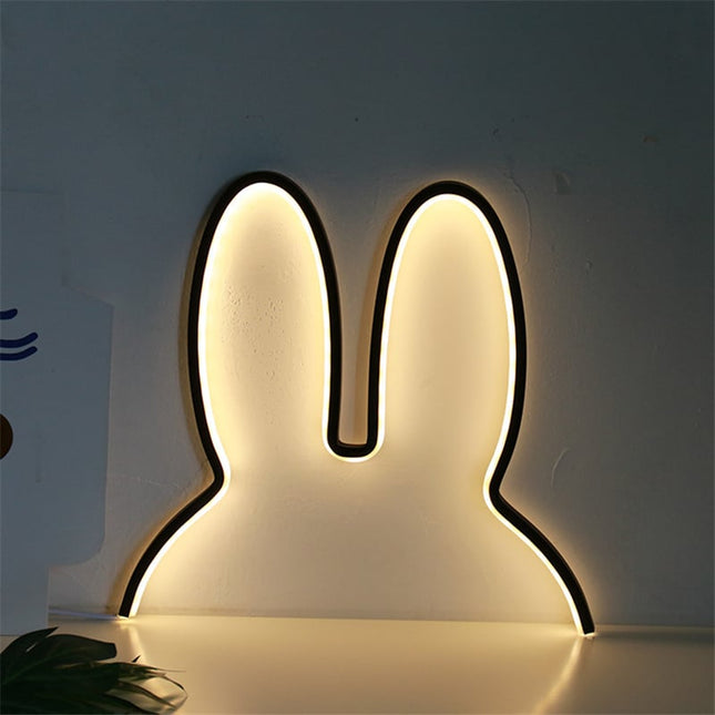 Moderne LED Wandlamp Konijnenoren