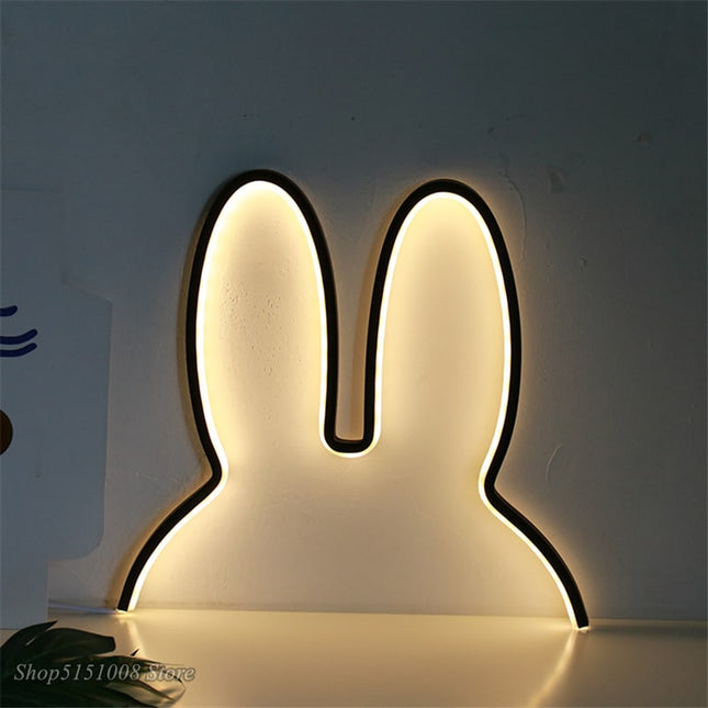 Moderne LED Wandlamp Konijnenoren