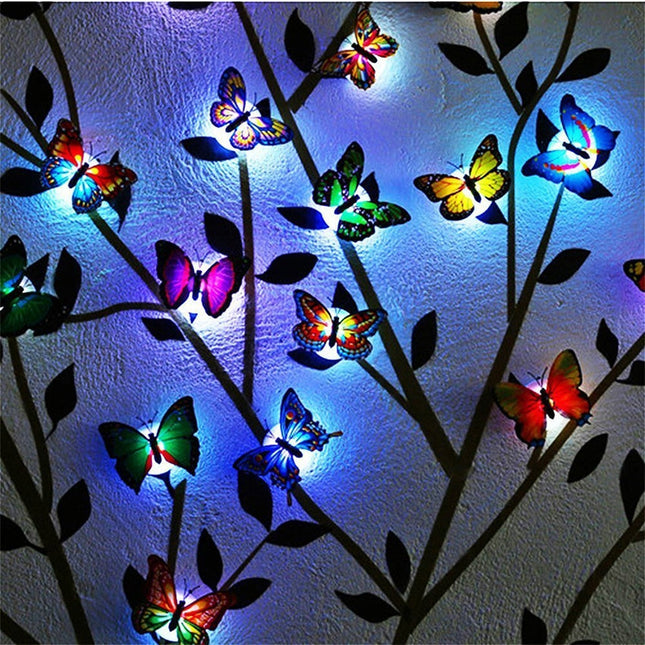 Decoratieve LED vlinders voor de muur