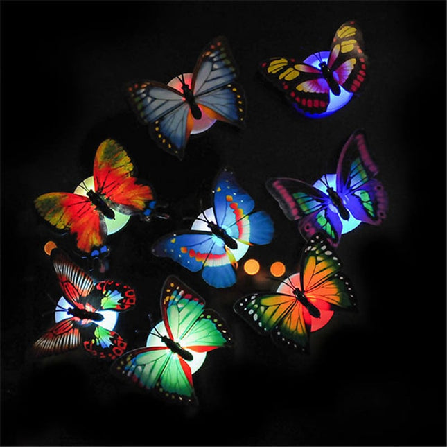 Decoratieve LED vlinders voor de muur