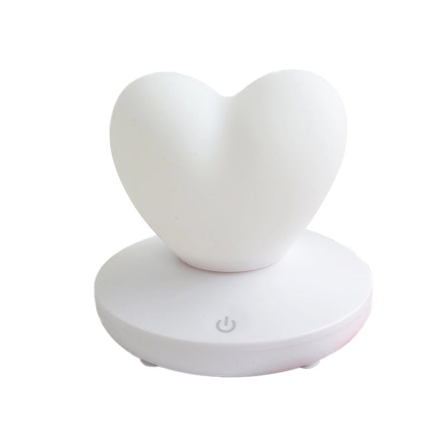 LED nachtlampje hart met touch bediening