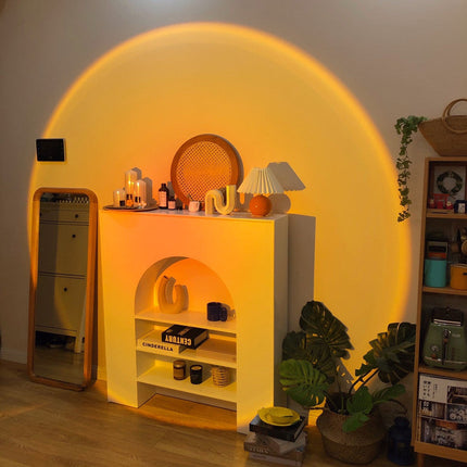 Zonsondergang projector lamp met USB