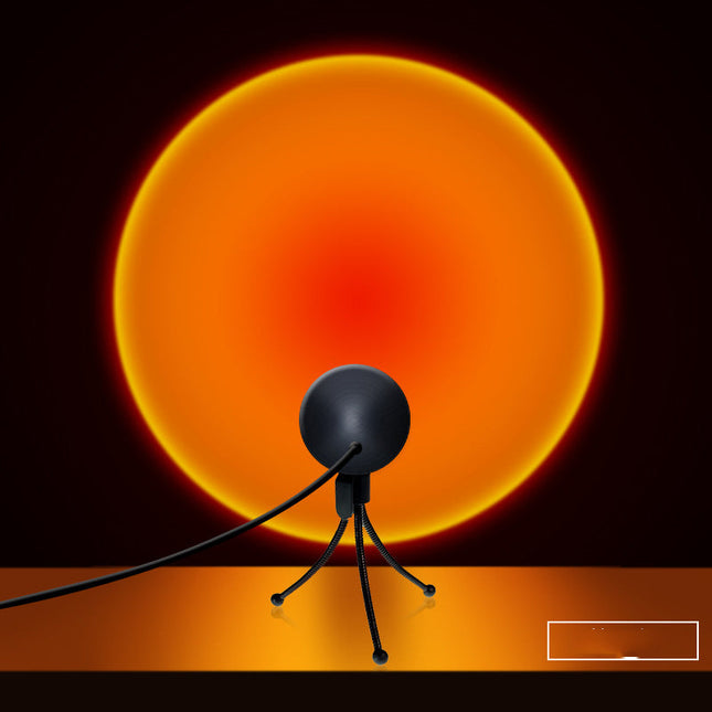 Zonsondergang projector lamp met USB