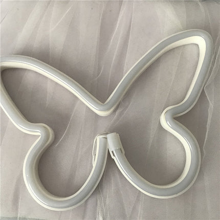 Vlinder LED Neon Lamp Wanddecoratie