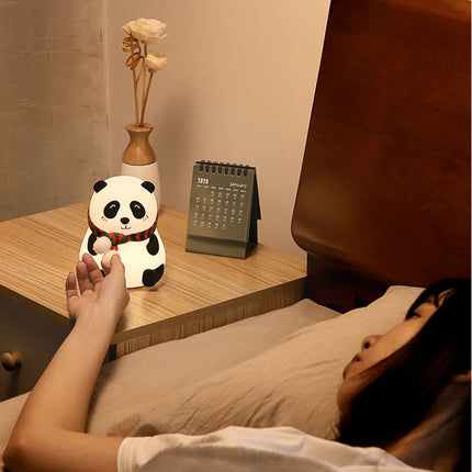 Siliconen panda nachtlampje voor kinderen
