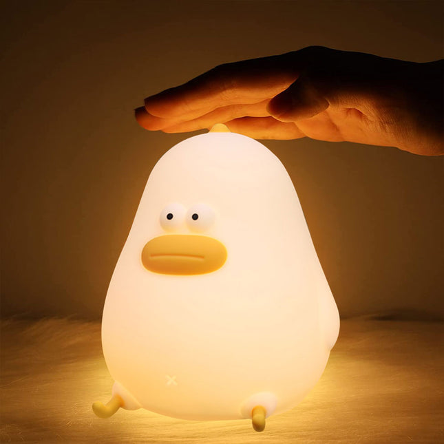 Speels eendje nachtlamp met touch sensor