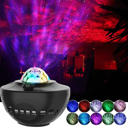 Nachtlamp sterren projector met afstandsbediening