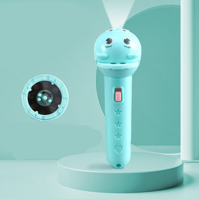 Kinder zaklamp met leuke diaprojector